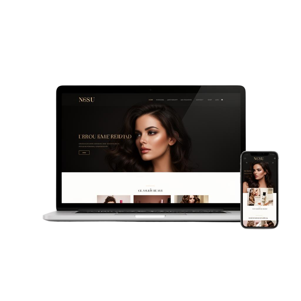 Mockup de site profissional